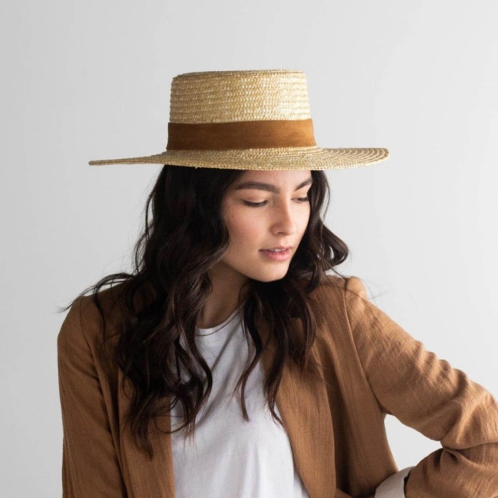 Gigi Pip Capri Short Straw Hat